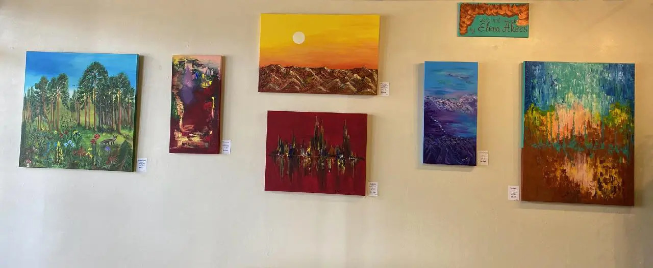 Elena Akers - Artist Wall